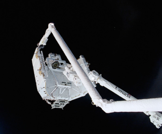 Illustration for article titled A Robotic Arm in Space Mixes Brawn and Beauty